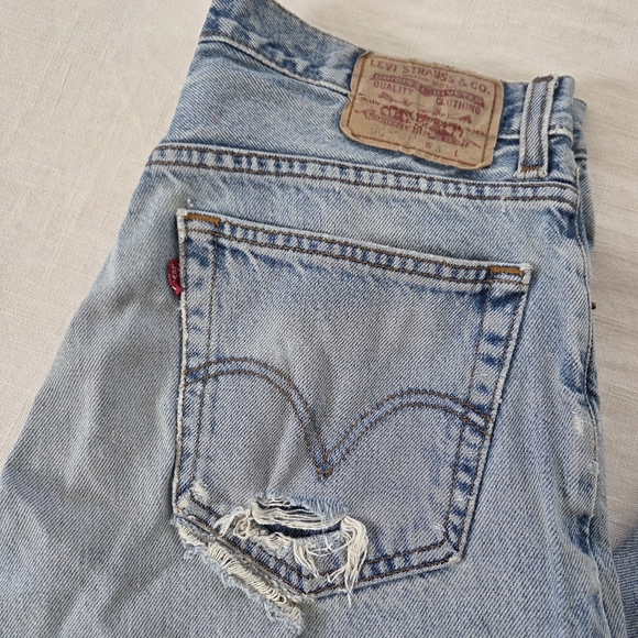 Vintage Y2k LEVI'S Men's Light Blue Jeans 33x32 33 Inch Waist 560 Fit Loose - Picture 2 of 15